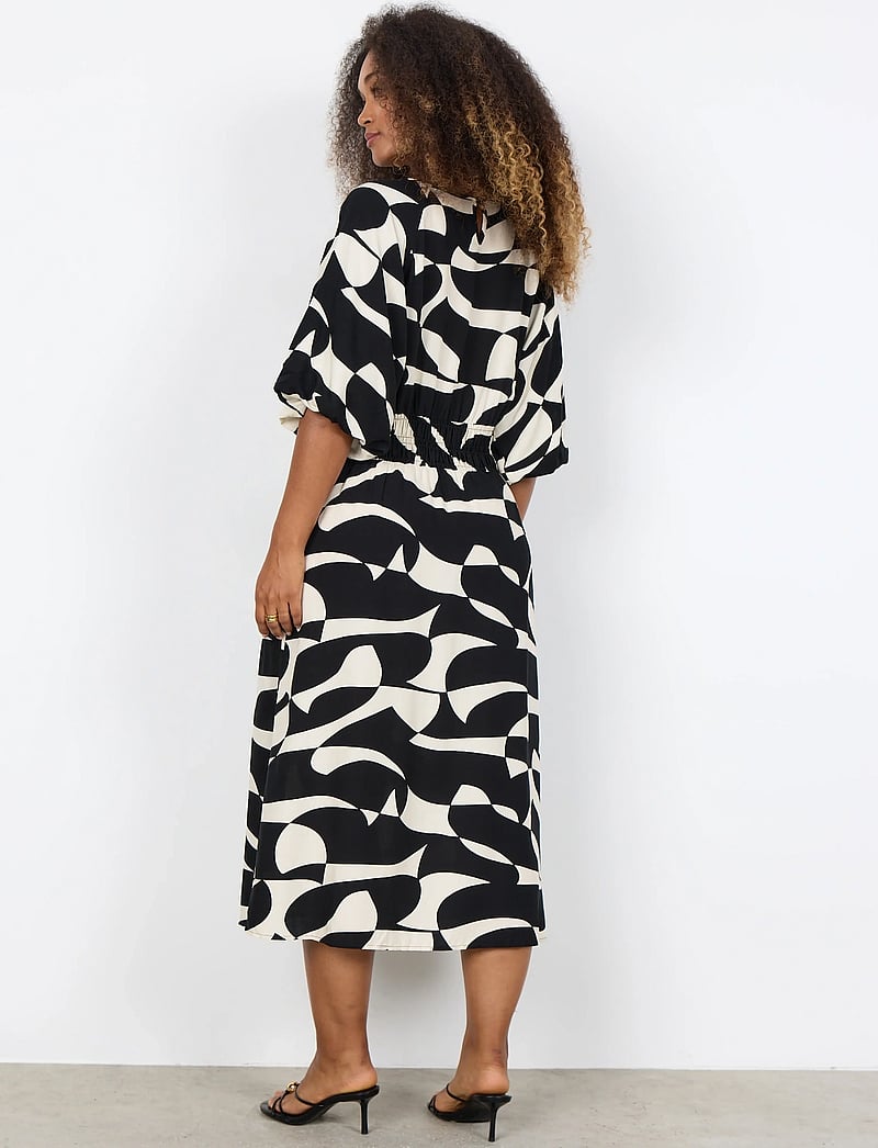 Soyaconcept - SC-CHANISE - midikleider - 9999 black combi - 4