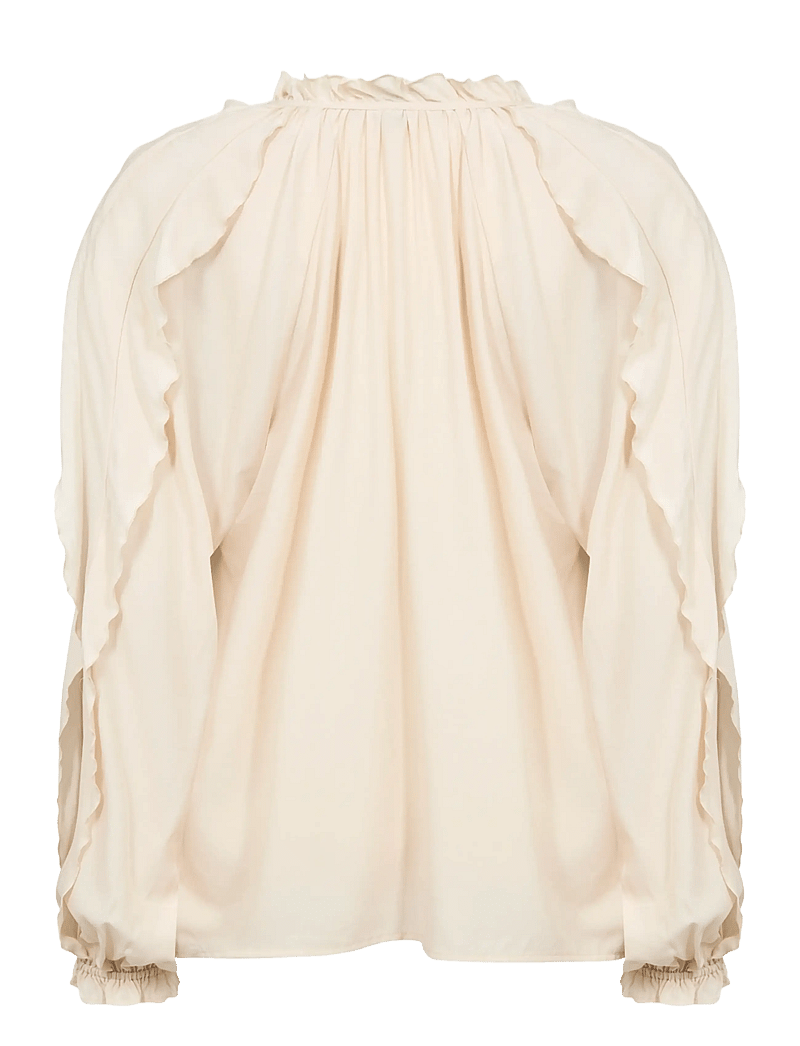 Soyaconcept - SC-BARBEL - langærmede bluser - 1620 cream - 2