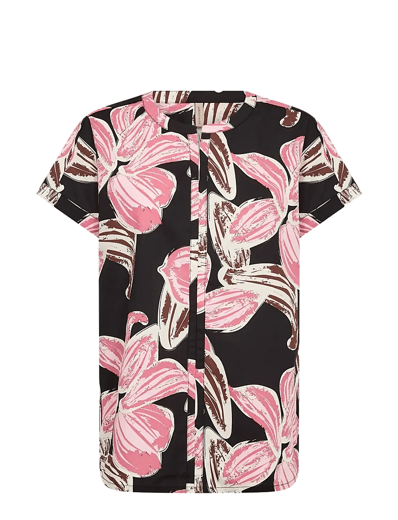Soyaconcept - SC-CARALINA - kurzämlige blusen - 4390 rapture rose combi - 1