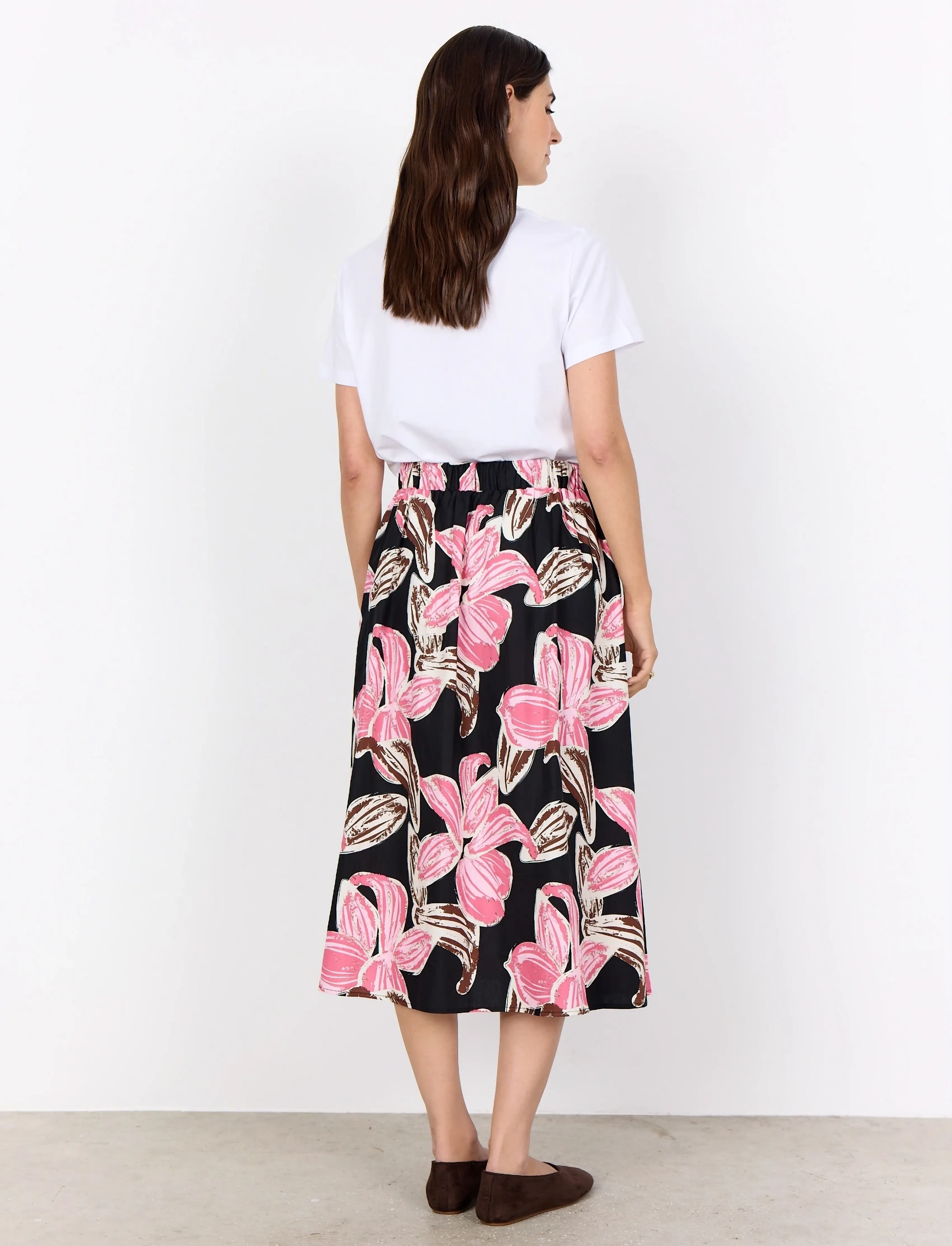 Soyaconcept - SC-CARALINA - midi kjolar - 4390 rapture rose combi - 4