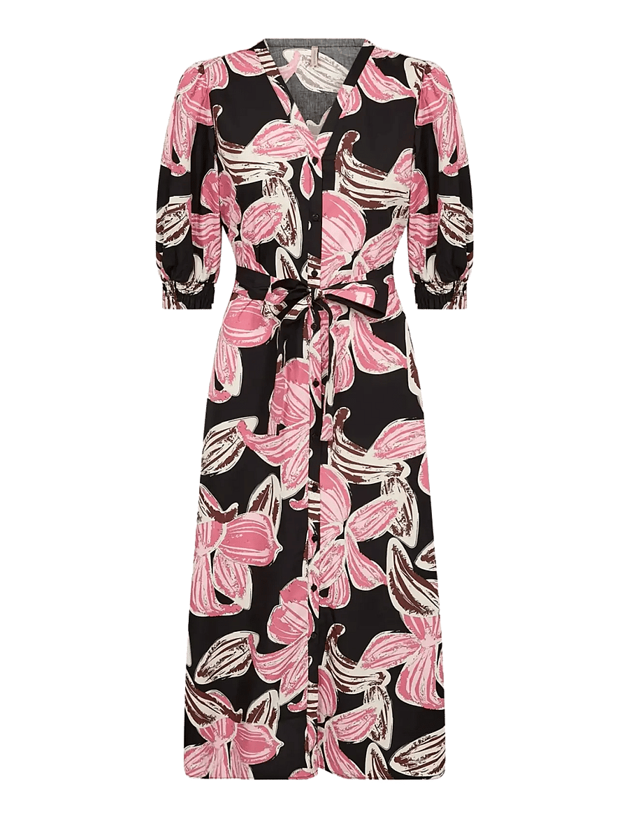 Soyaconcept - SC-CARALINA - sommarklänningar - 4390 rapture rose combi - 1