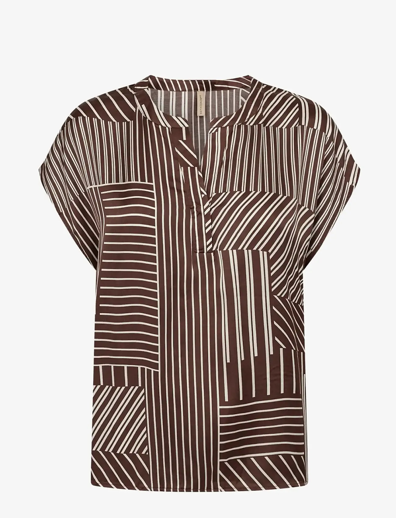 Soyaconcept - SC-CATARINA - kortærmede bluser - 8900c rocky road combi - 1