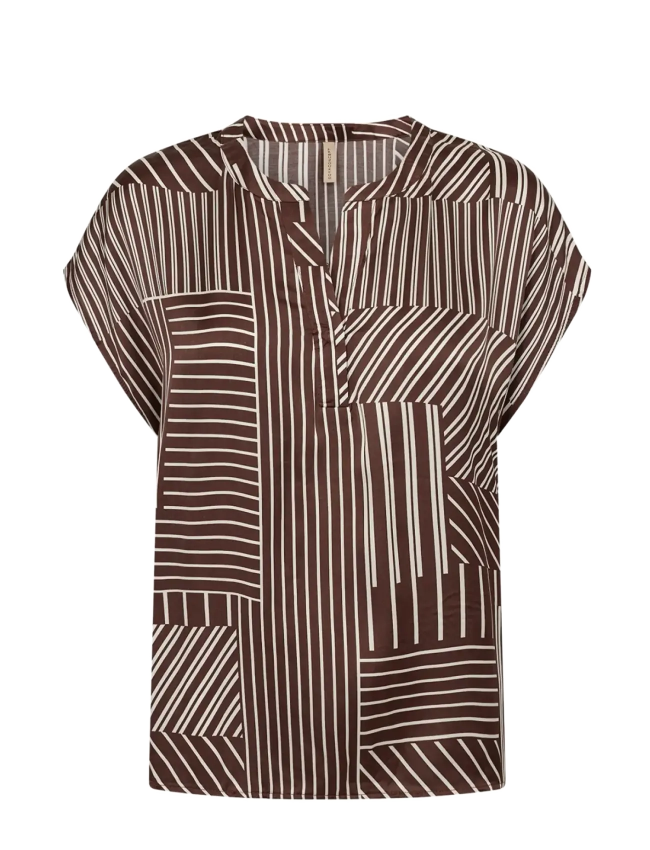 Soyaconcept SC-CATARINA - Blouses & Shirts - 8900C ROCKY ROAD COMBI / brown
