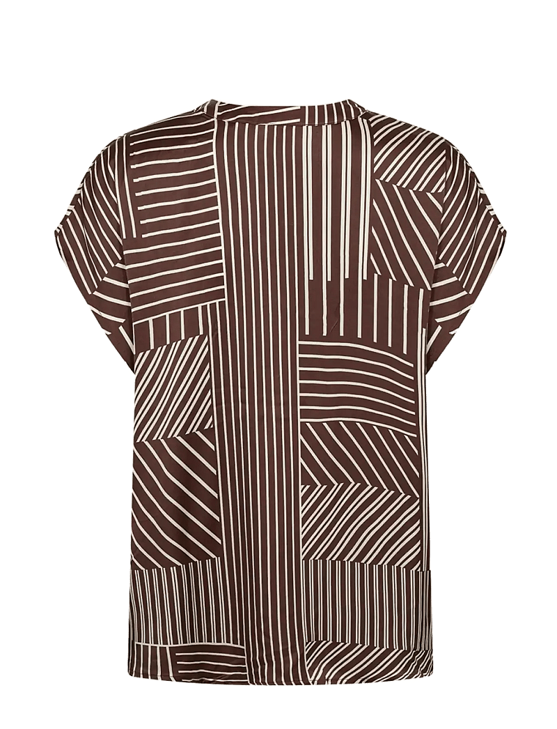 Soyaconcept - SC-CATARINA - kurzämlige blusen - 8900c rocky road combi - 2