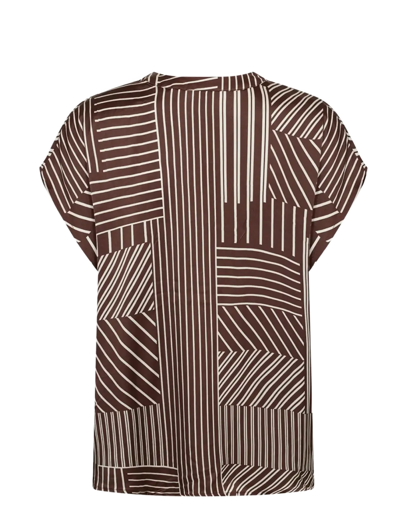 Soyaconcept - SC-CATARINA - short-sleeved blouses - 8900c rocky road combi - 2