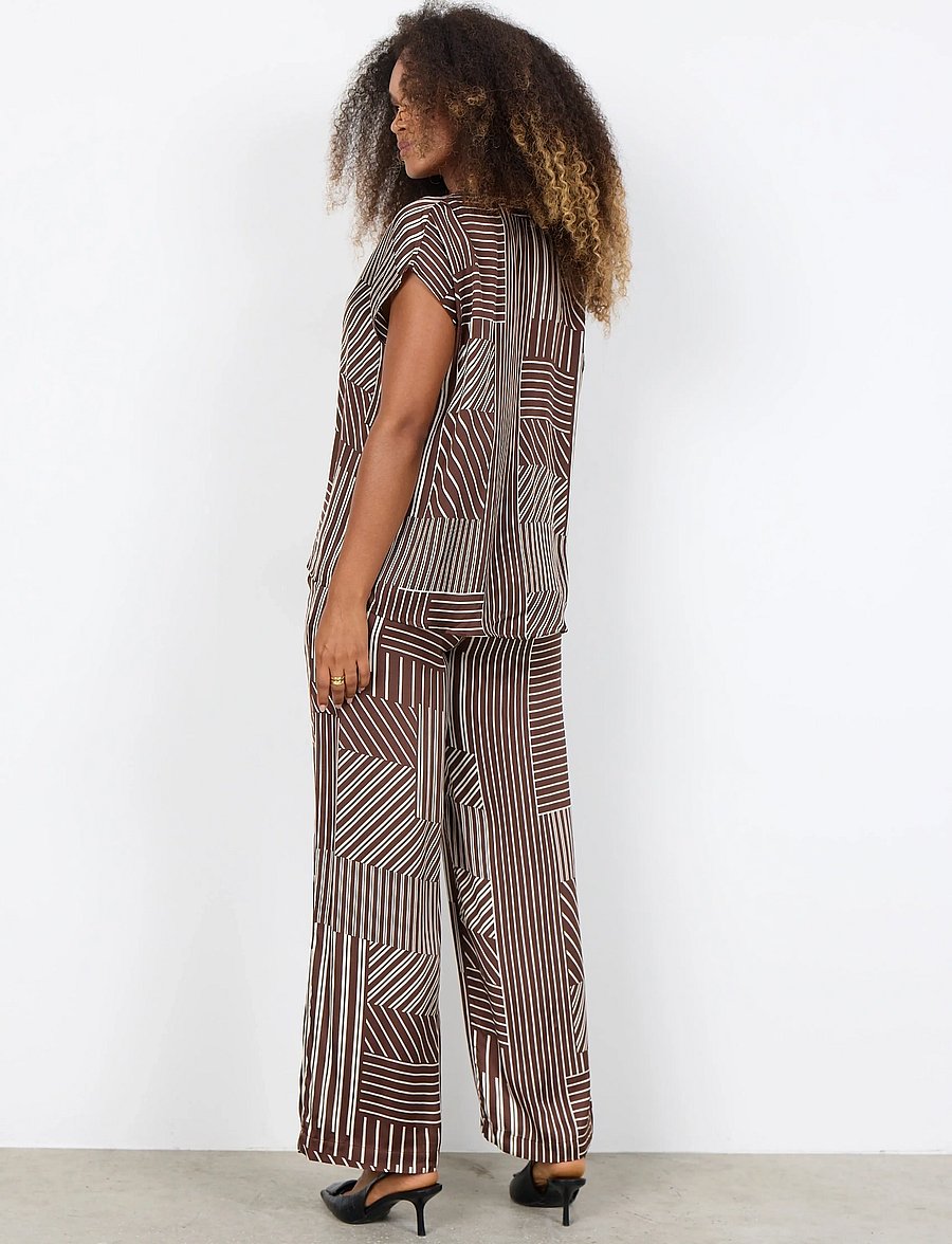 Soyaconcept - SC-CATARINA - kurzärmelige blusen - 8900c rocky road combi - 4