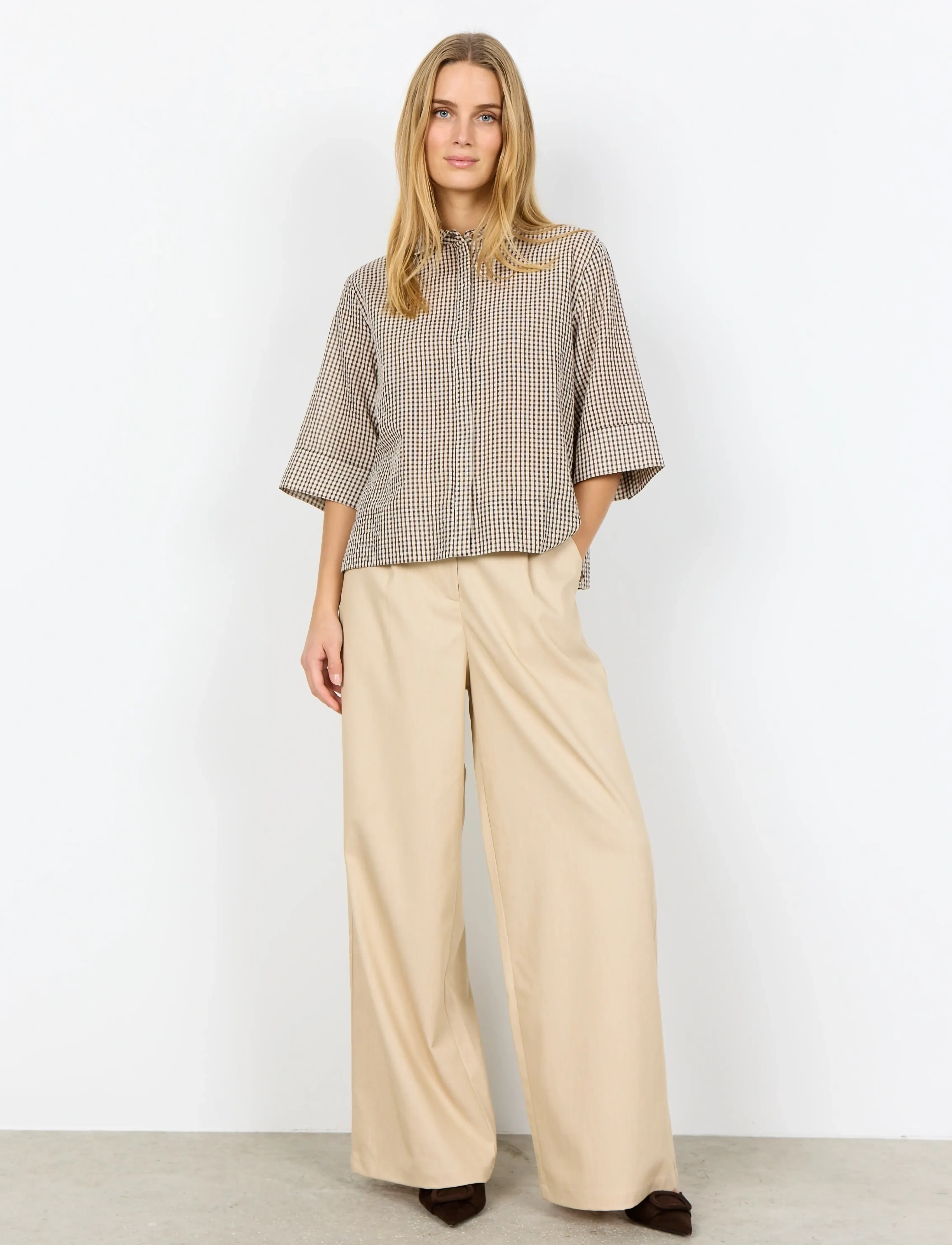 Soyaconcept - SC-CANELITA - kurzärmlige hemden - 8900c rocky road combi - 3