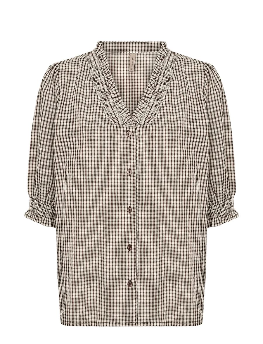 Soyaconcept - SC-CANELITA - kurzärmelige blusen - 8900c rocky road combi - 1