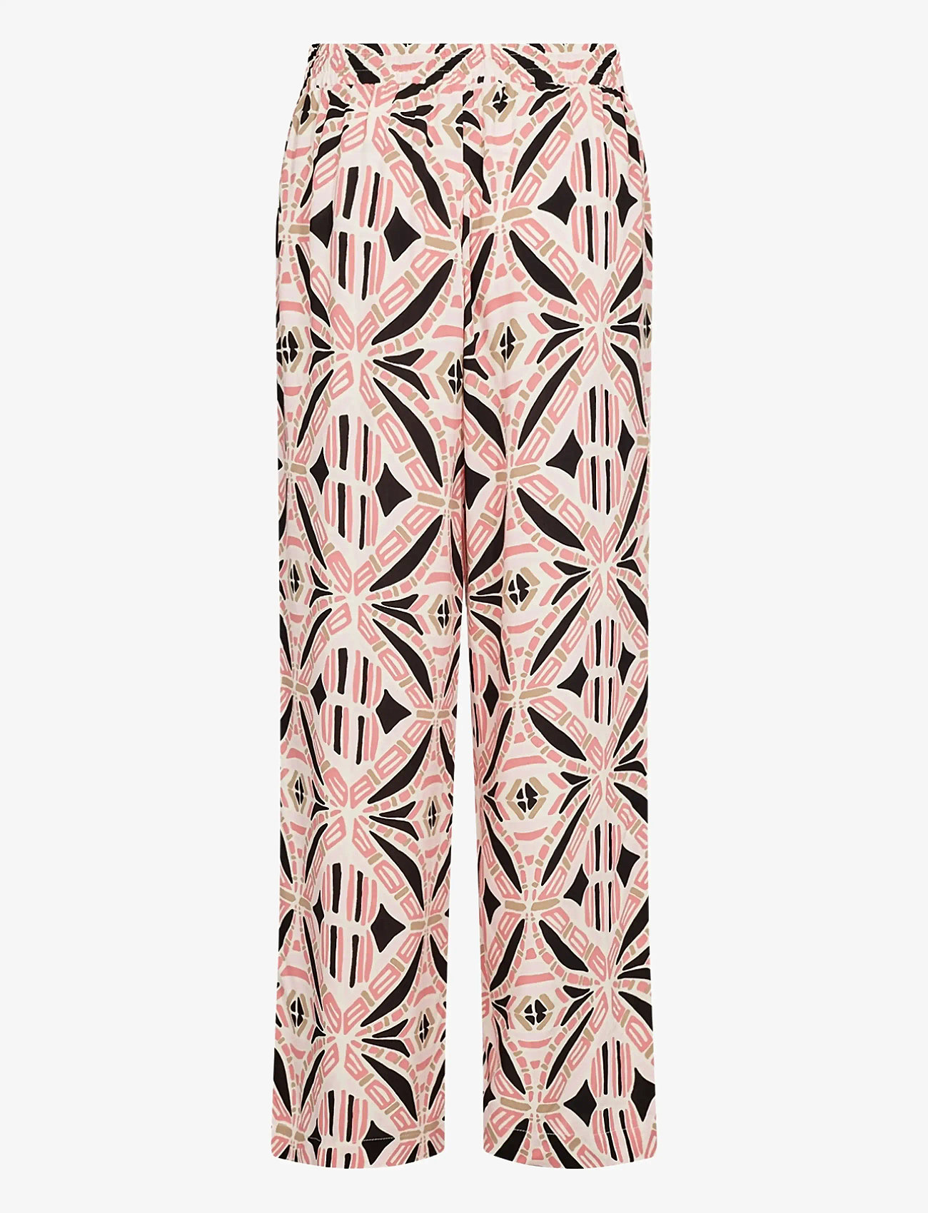 Soyaconcept - SC-CASSIEL - bukser med brede ben - 4390 rapture rose combi - 2