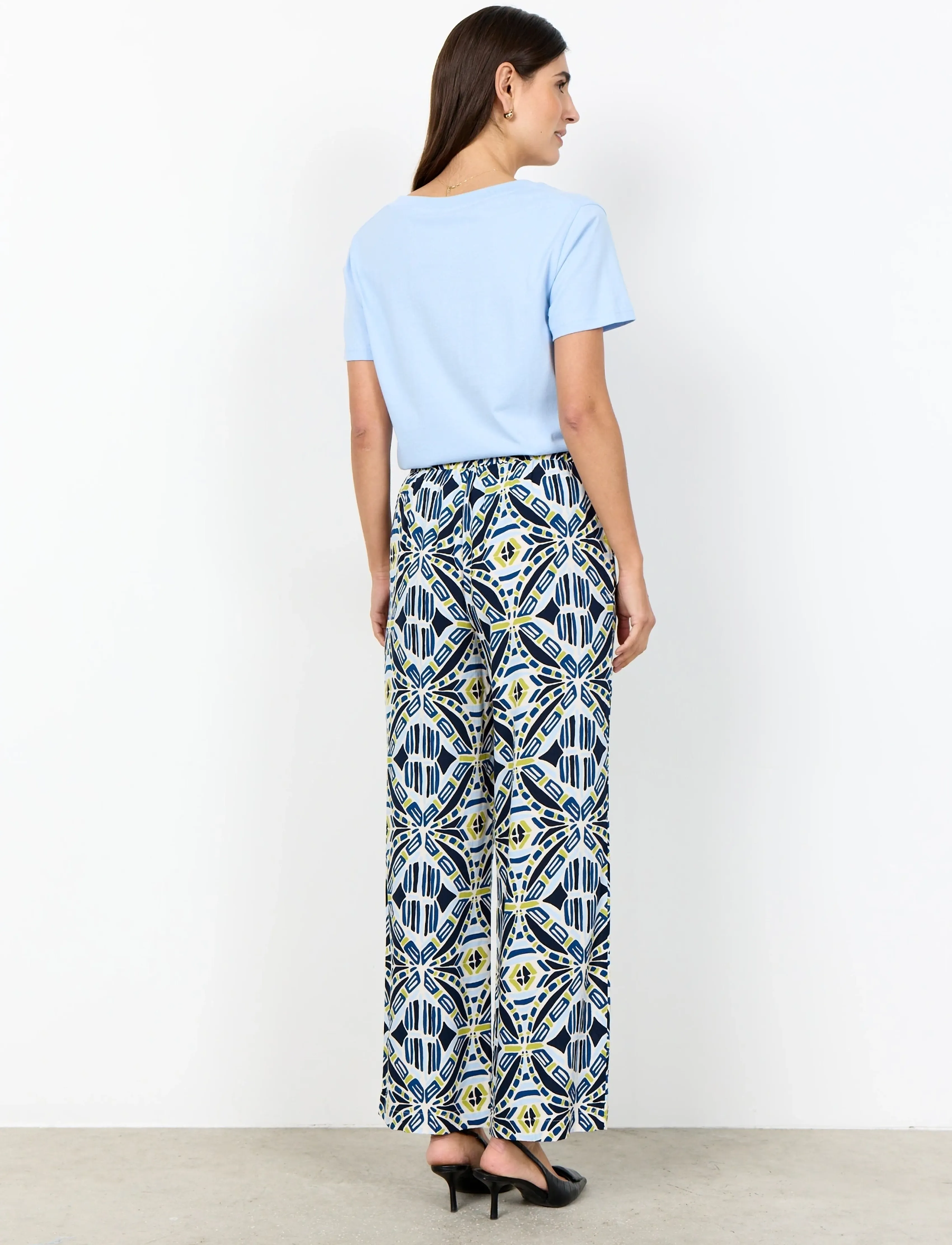 Soyaconcept - SC-CASSIEL - wide leg trousers - 6250 windsurfer combi - 4