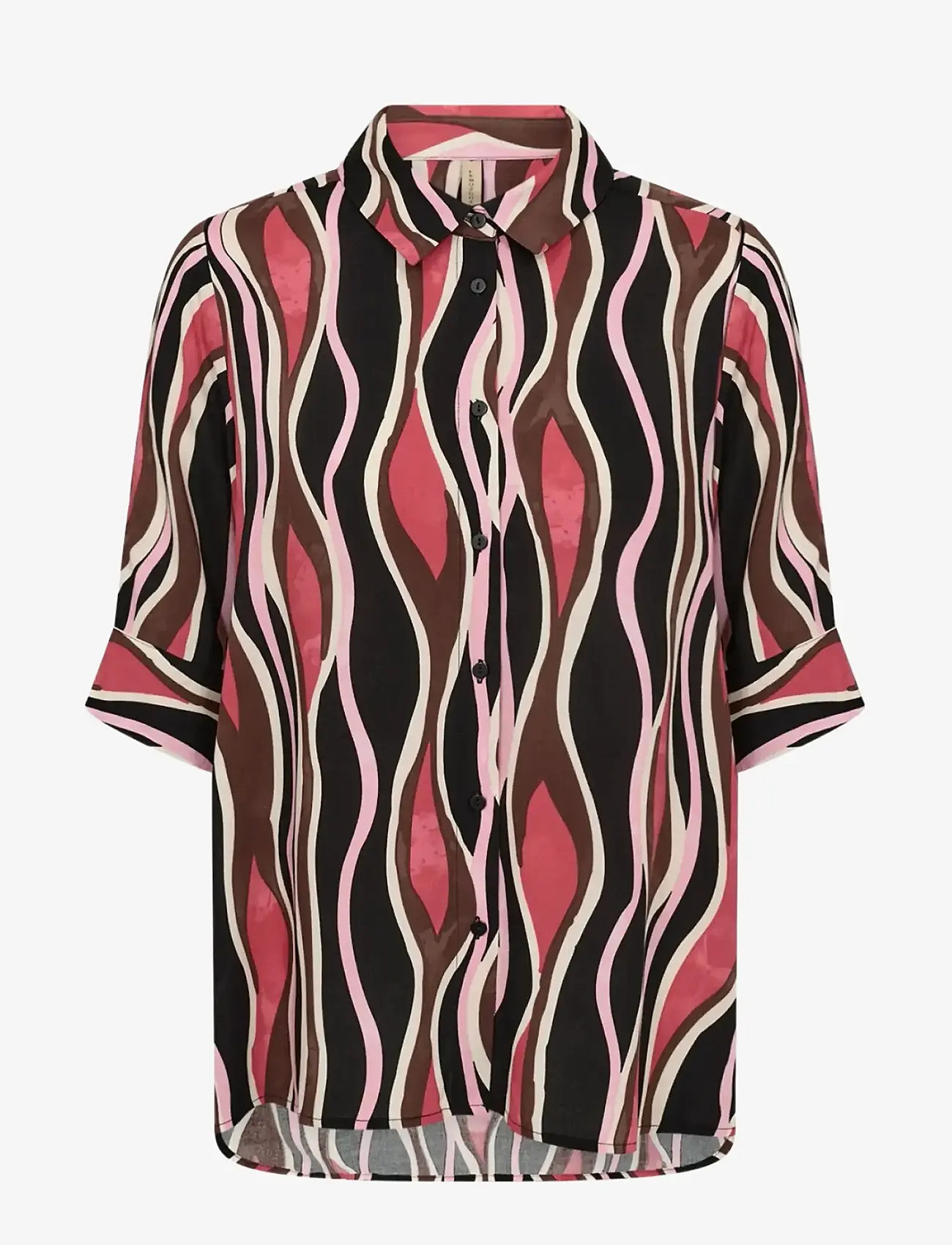 Soyaconcept - SC-CAMMI - kortærmede skjorter - 4390 rapture rose combi - 1