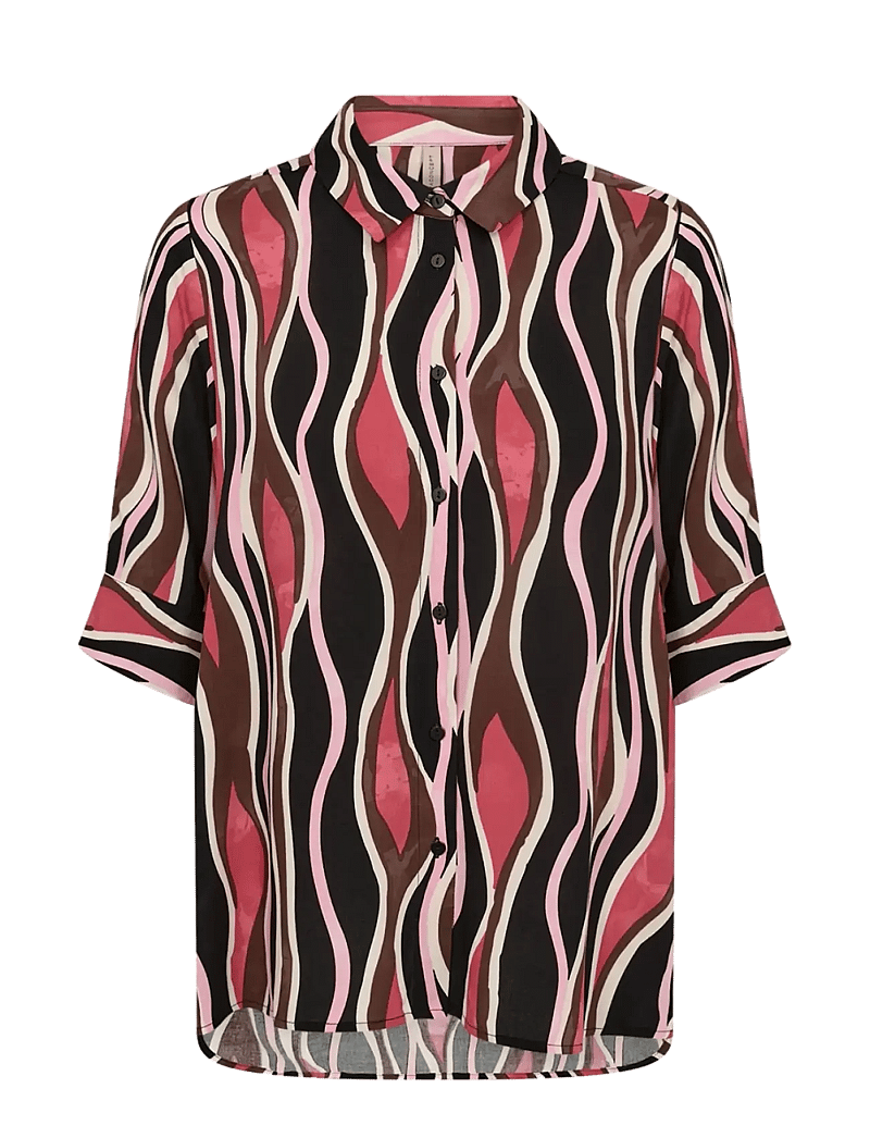 Soyaconcept - SC-CAMMI - kortærmede skjorter - 4390 rapture rose combi - 1