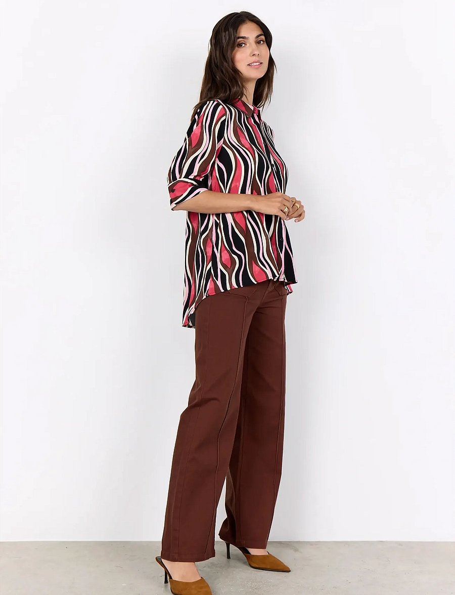 Soyaconcept - SC-CAMMI - kurzärmlige hemden - 4390 rapture rose combi - 3