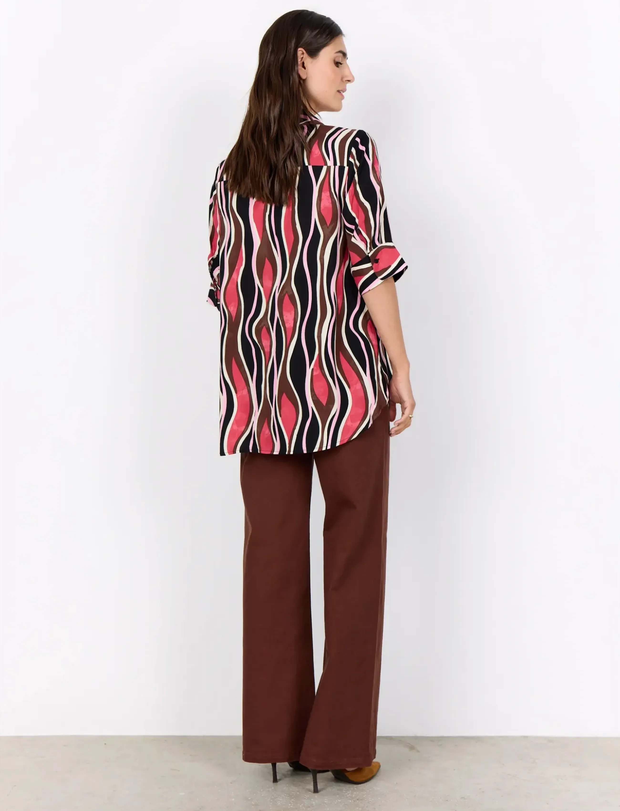 Soyaconcept - SC-CAMMI - kurzärmlige hemden - 4390 rapture rose combi - 5