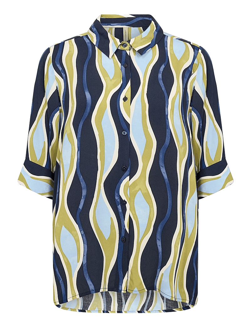 Soyaconcept - SC-CAMMI - kurzärmlige hemden - 6250 windsurfer combi - 1