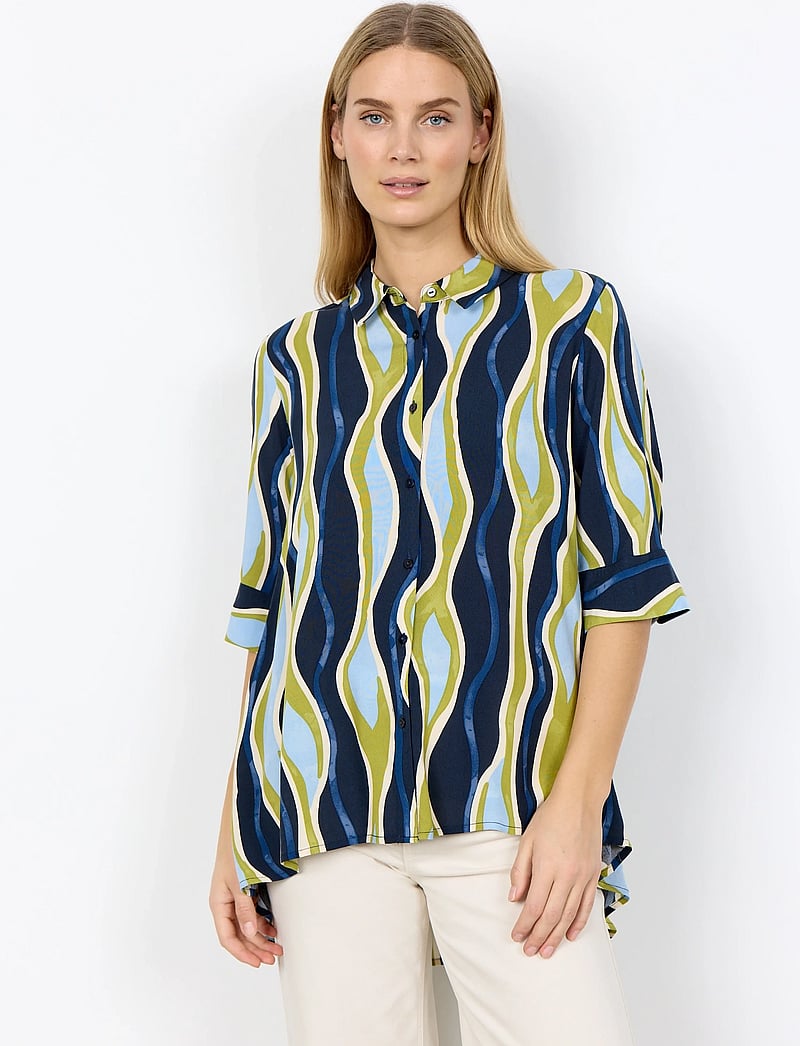 Soyaconcept - SC-CAMMI - kurzärmlige hemden - 6250 windsurfer combi - 0
