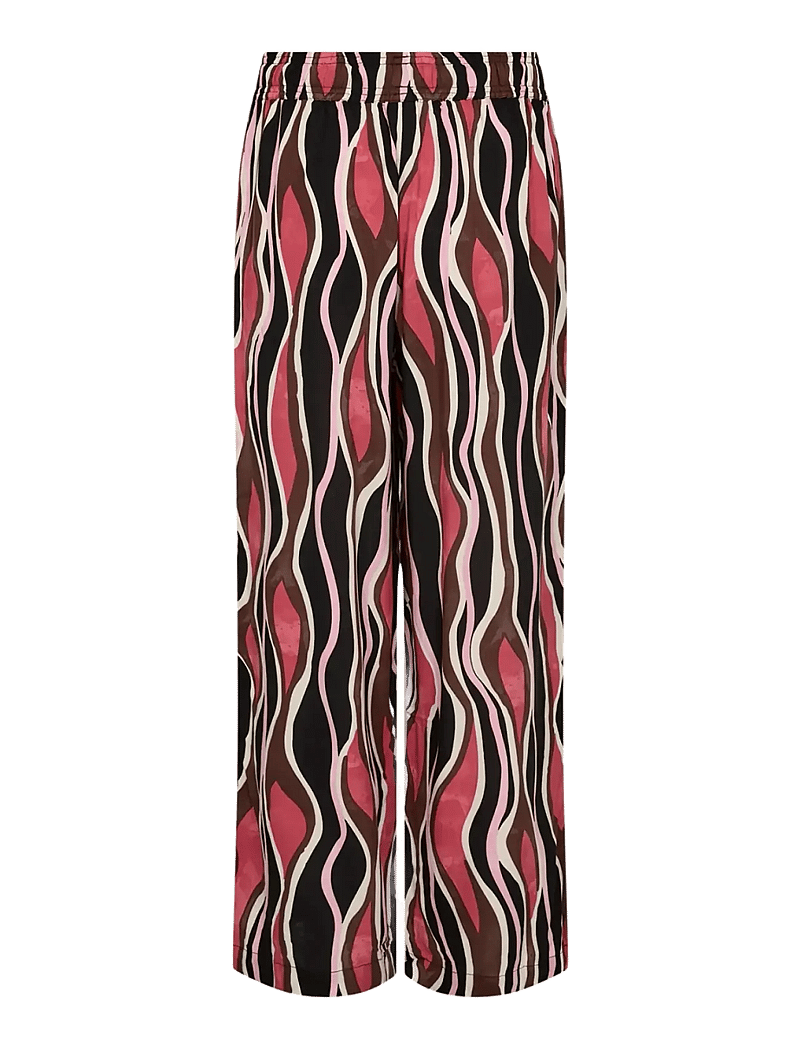 Soyaconcept - SC-CAMMI - bukser med brede ben - 4390 rapture rose combi - 2
