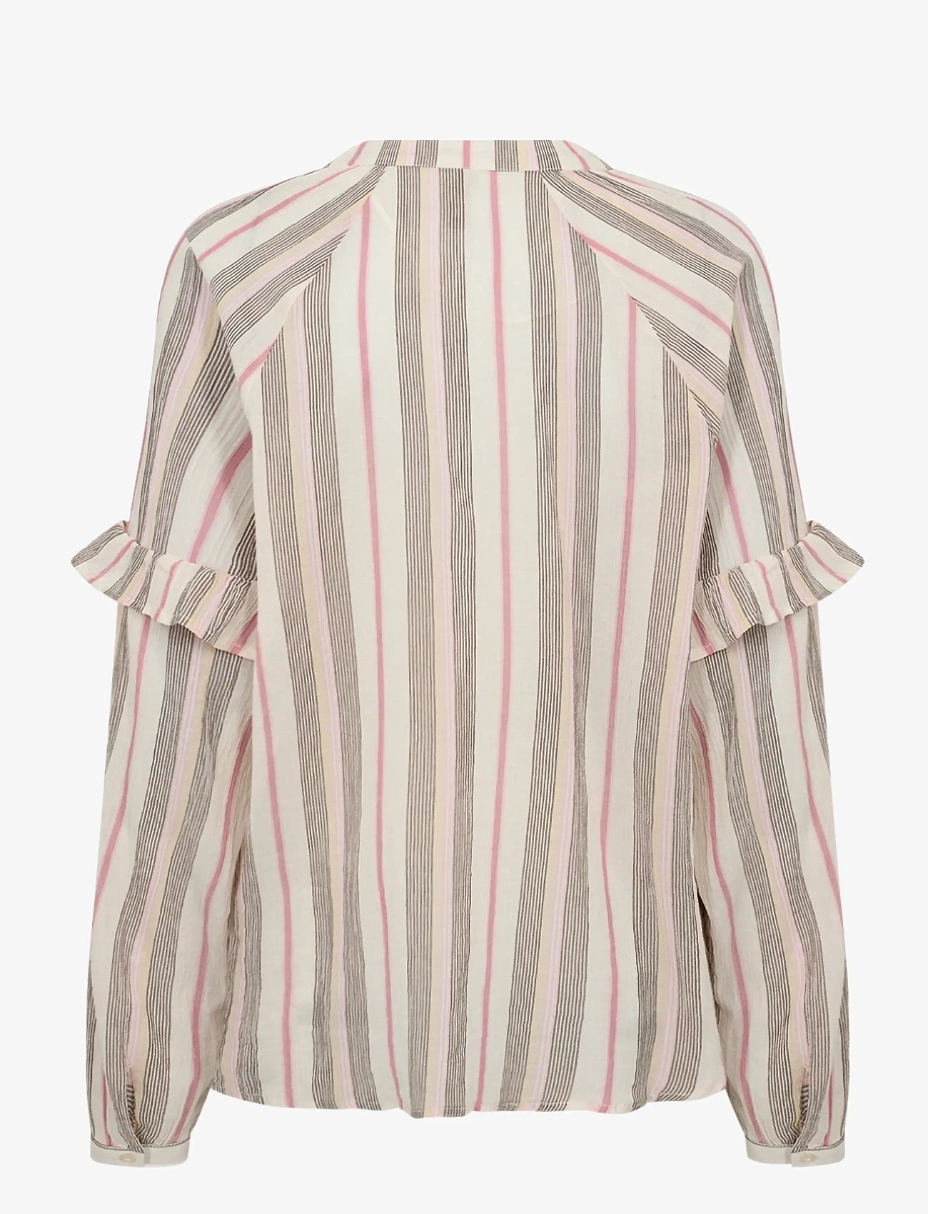 Soyaconcept - SC-CAROLA - langærmede bluser - 4390 rapture rose combi - 2