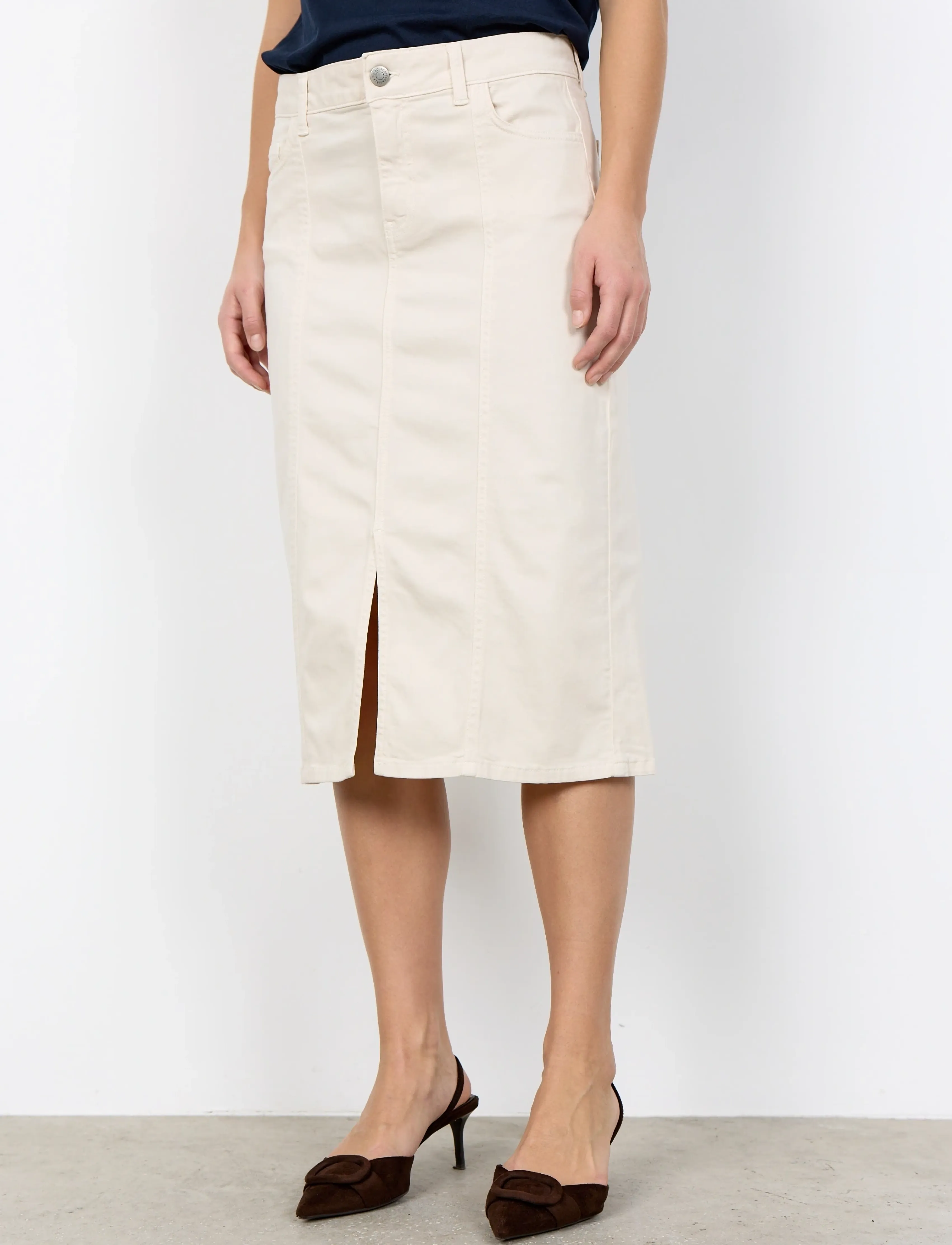 Soyaconcept - SC-ERNA - midi kjolar - 1620 cream - 3
