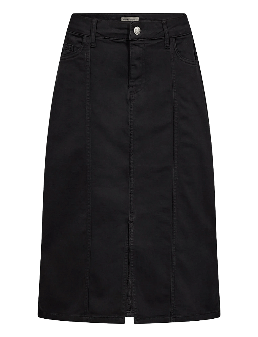 Soyaconcept - SC-ERNA - džinsiniai sijonai - 9999 black - 1