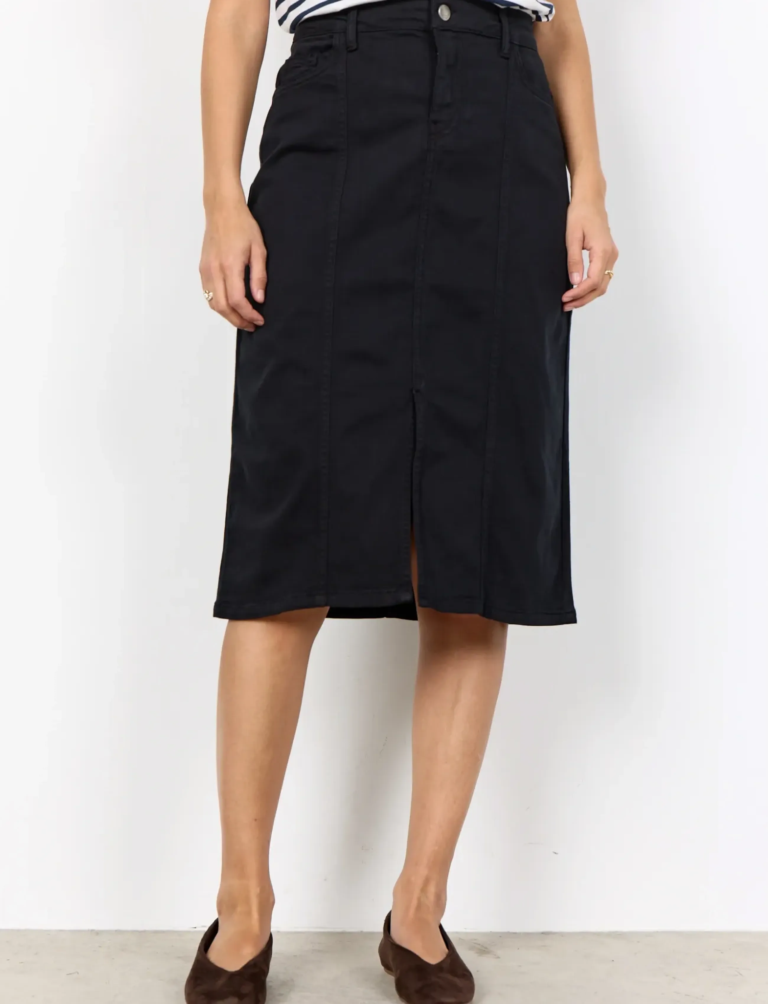Soyaconcept - SC-ERNA - midi kjolar - 9999 black - 3