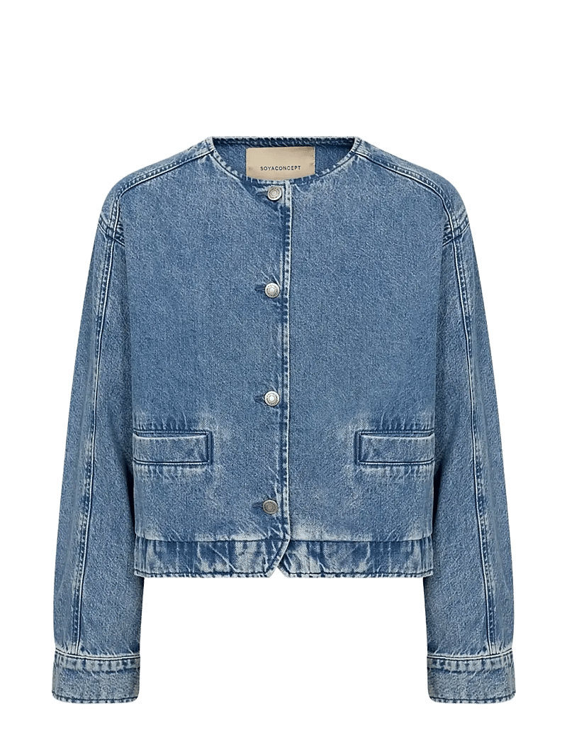 Soyaconcept - SC-DOLORES - jeansjackor - 2240 medium blue denim - 1