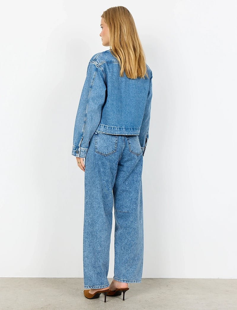 Soyaconcept - SC-DOLORES - jeansjackor - 2240 medium blue denim - 4