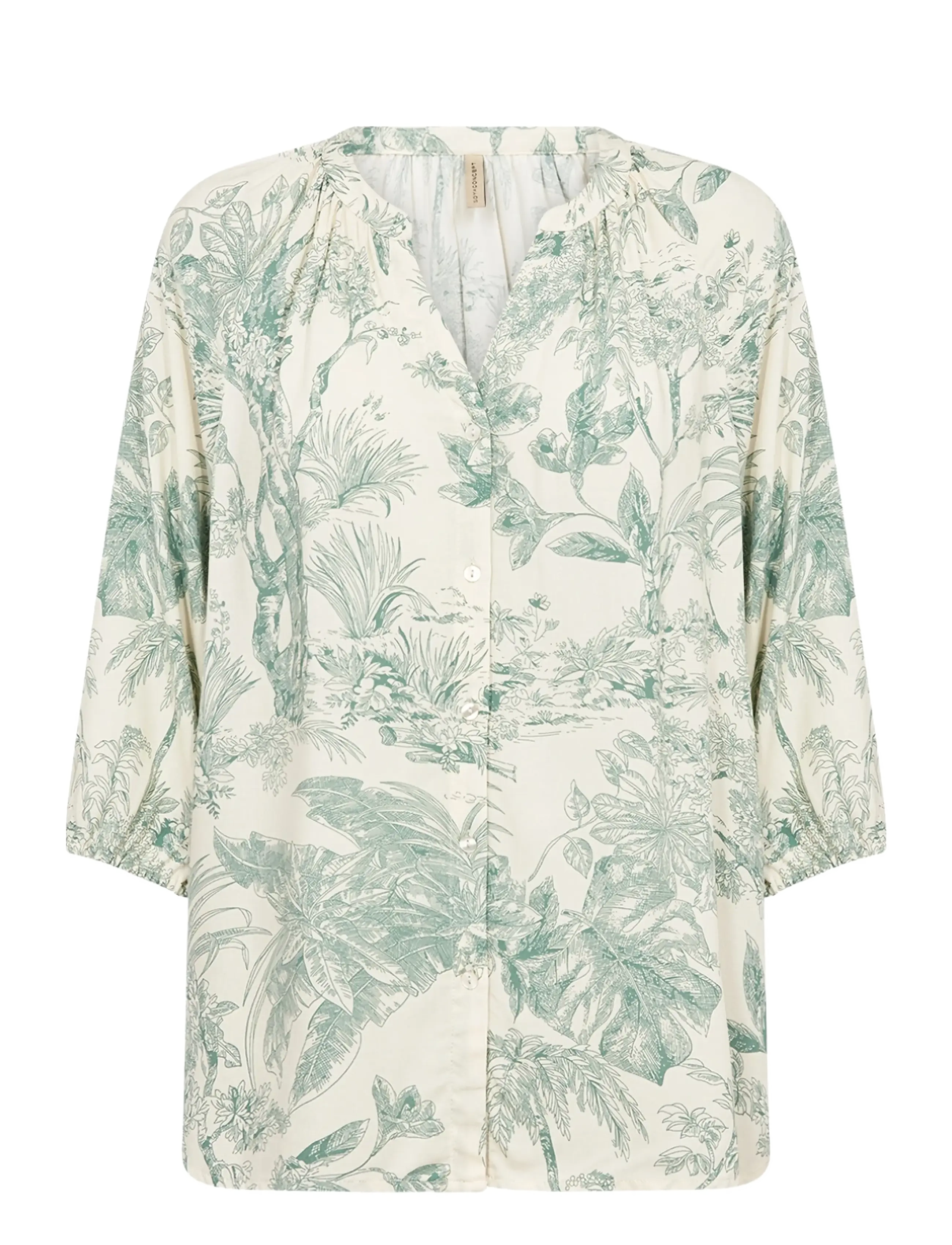 Soyaconcept SC-CARLI - Bluser - 7505C FROSTY SPRUCE COMBI / cream
