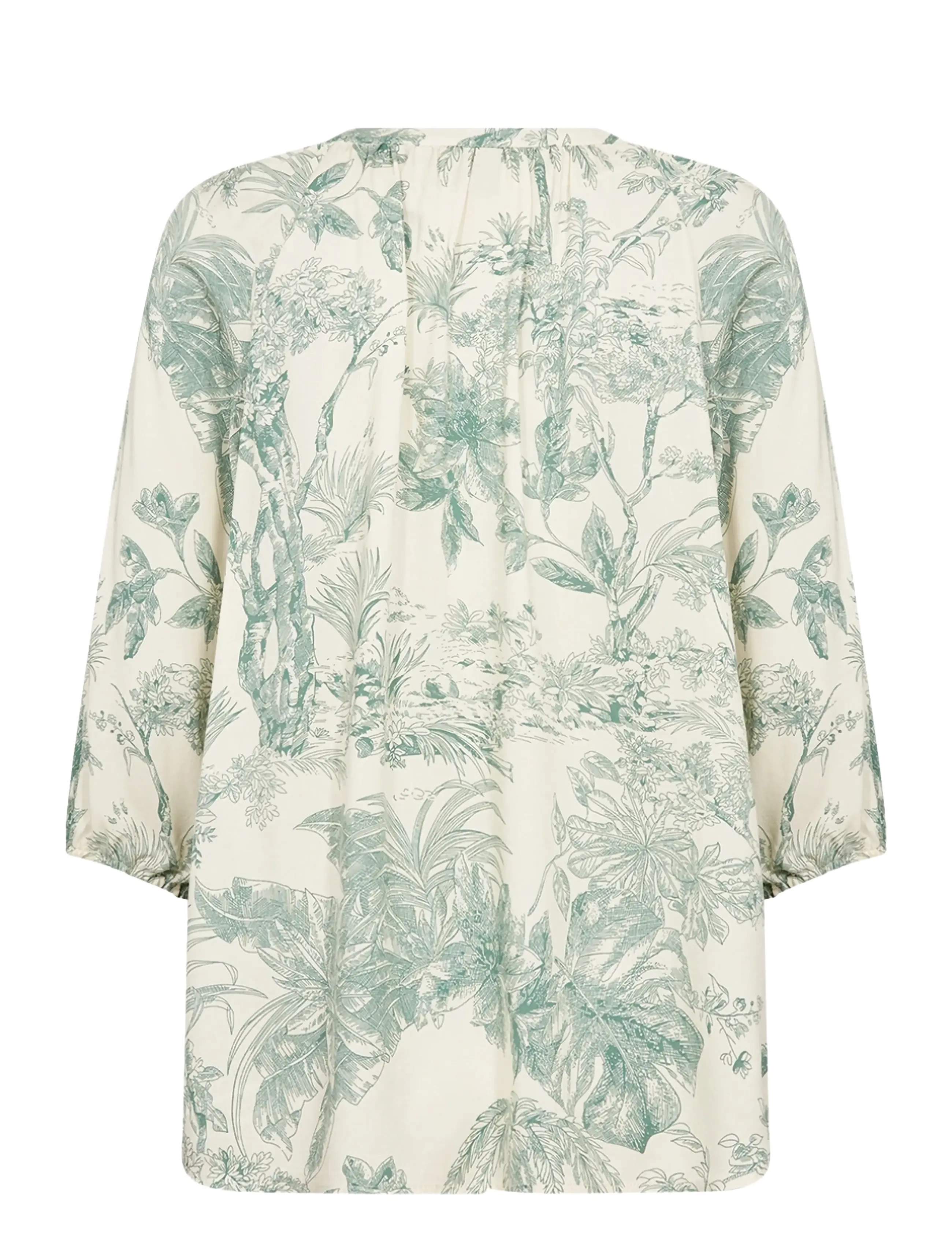 Soyaconcept - SC-CARLI - langärmlige blusen - 7505c frosty spruce combi - 2