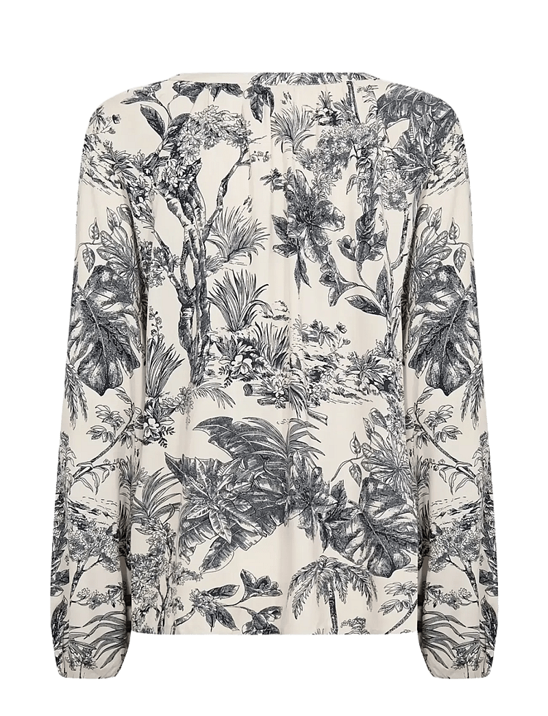 Soyaconcept - SC-CARLI - långärmade blusar - 6910 navy combi - 2