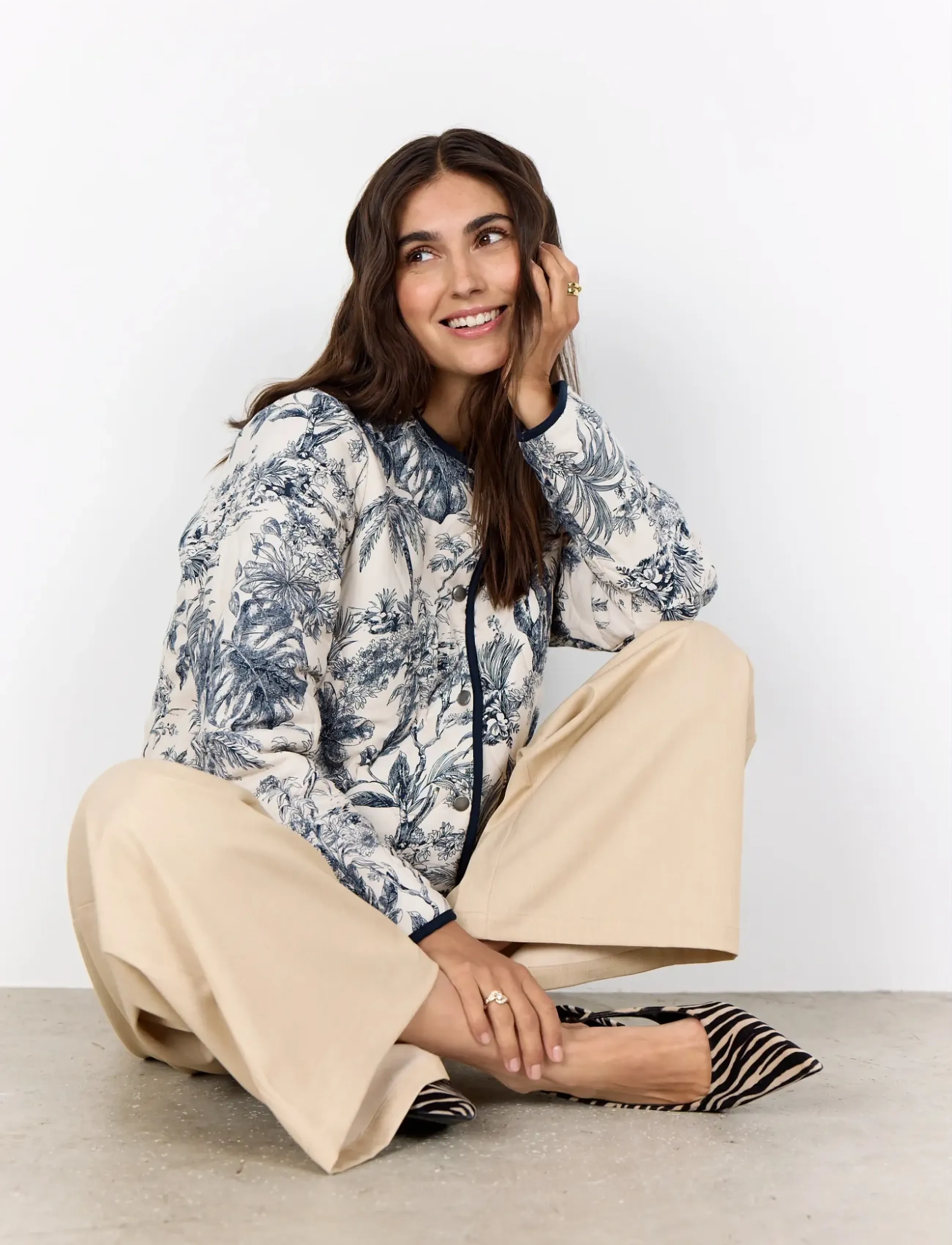 Soyaconcept SC-CARLI - Uus - 6910 NAVY COMBI / cream