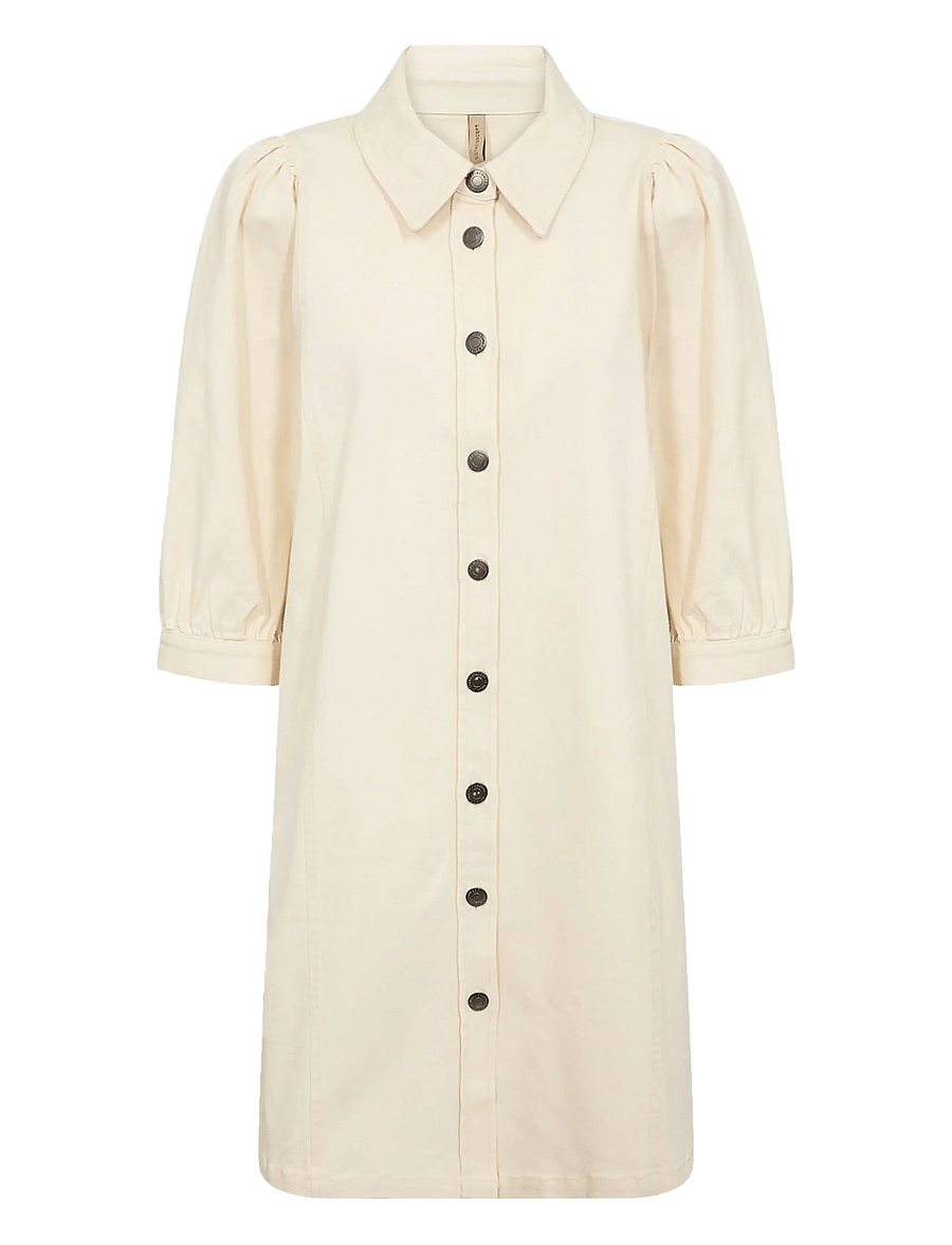 Soyaconcept - SC-BESS - skjortklänningar - 1620 cream - 1