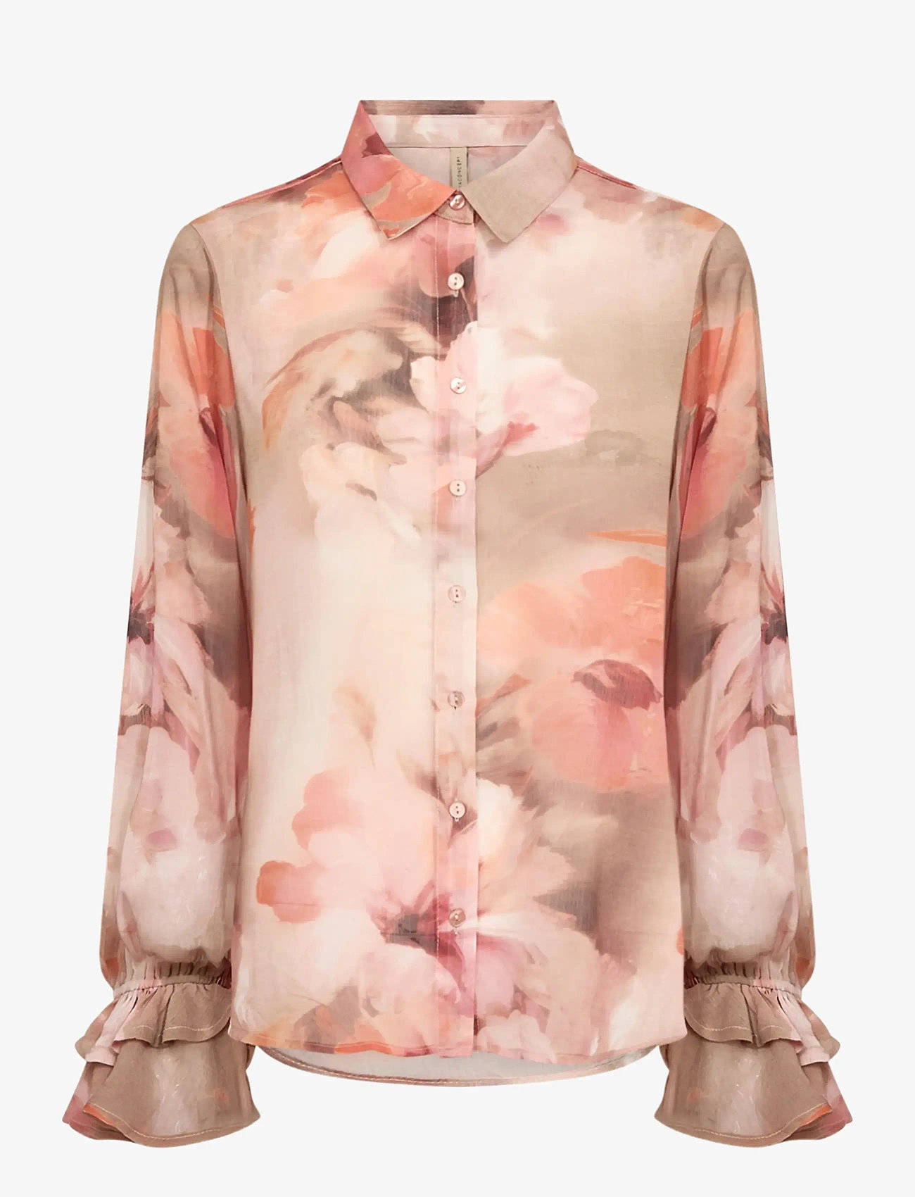 Soyaconcept - SC-CARMEN - pikkade varrukatega särgid - 4120c rose combi - 1
