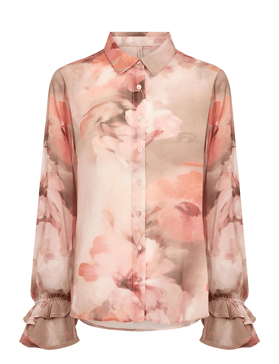 Soyaconcept - SC-CARMEN - langärmlige hemden - 4120c rose combi - 1