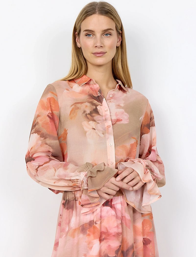 Soyaconcept - SC-CARMEN - pikkade varrukatega särgid - 4120c rose combi - 0