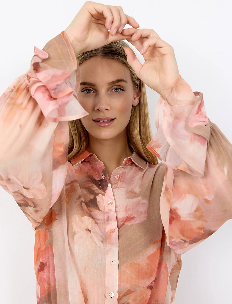 Soyaconcept - SC-CARMEN - langærmede skjorter - 4120c rose combi - 5