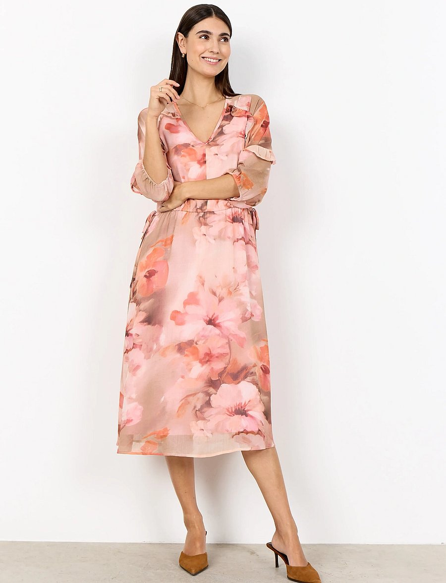 Soyaconcept - SC-CARMEN - sommerkjoler - 4120c rose combi - 3