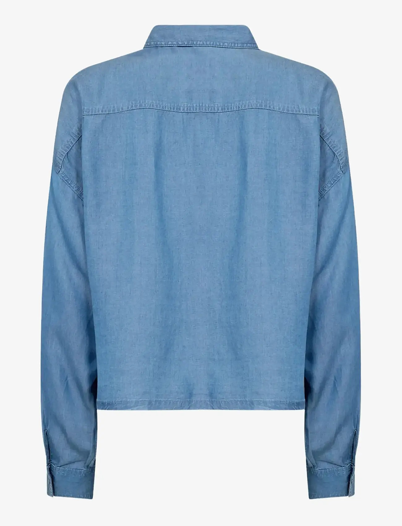 Soyaconcept - SC-LIV - långärmade skjortor - 2250 medium blue - 2