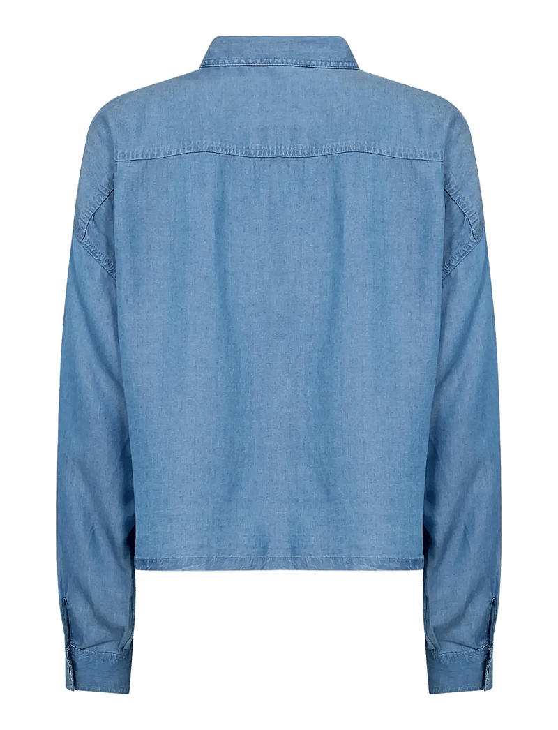 Soyaconcept - SC-LIV - långärmade skjortor - 2250 medium blue - 2