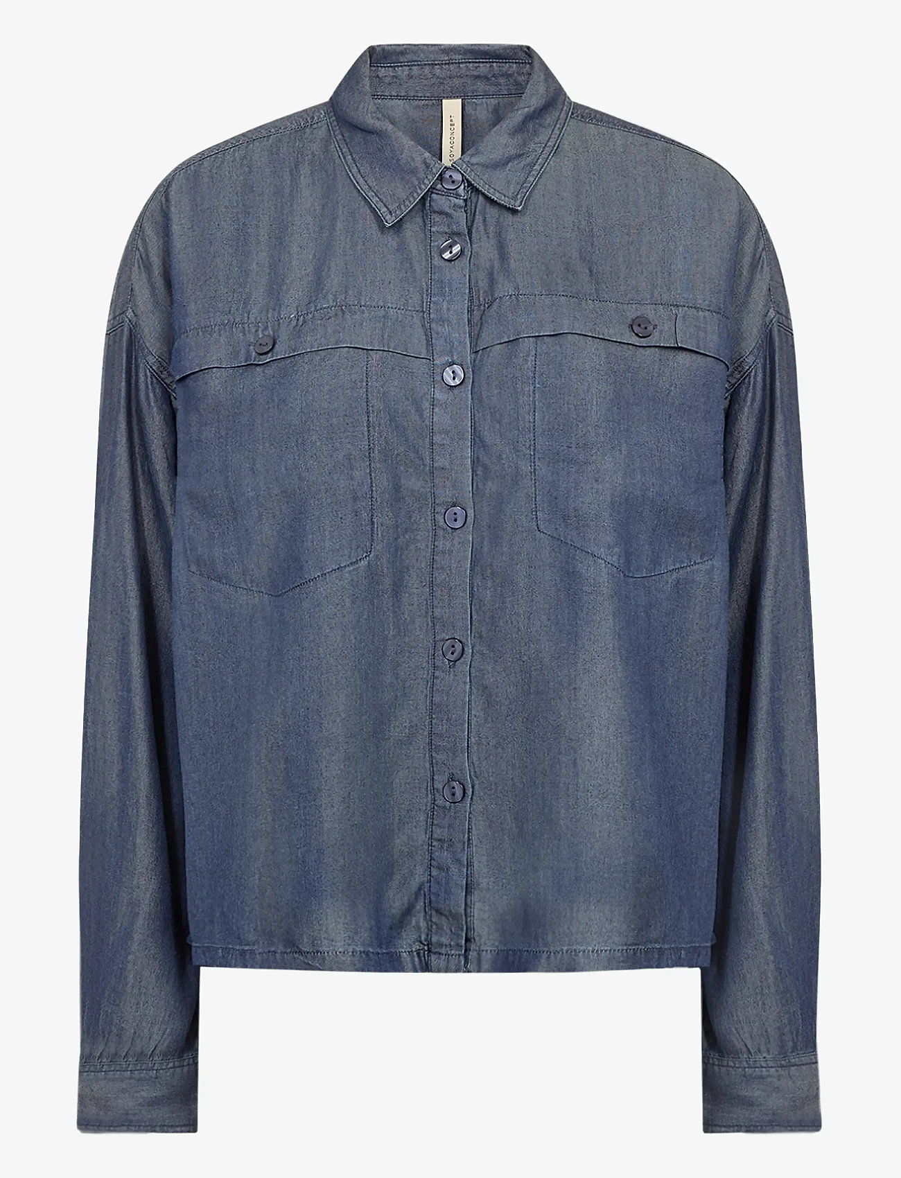 Soyaconcept - SC-LIV - koszule z długimi rękawami - 2440 raw blue denim - 1