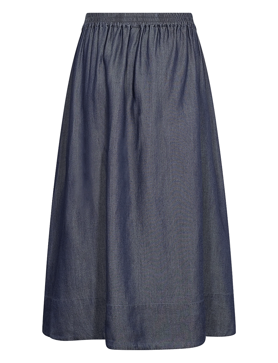 Soyaconcept - SC-LIV - midi nederdele - 2440 raw blue denim - 2
