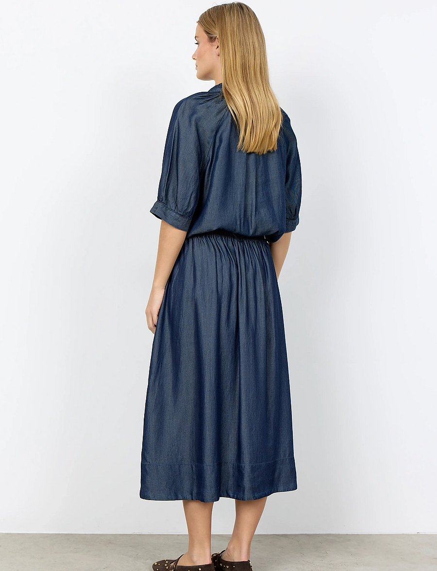 Soyaconcept - SC-LIV - midi nederdele - 2440 raw blue denim - 4
