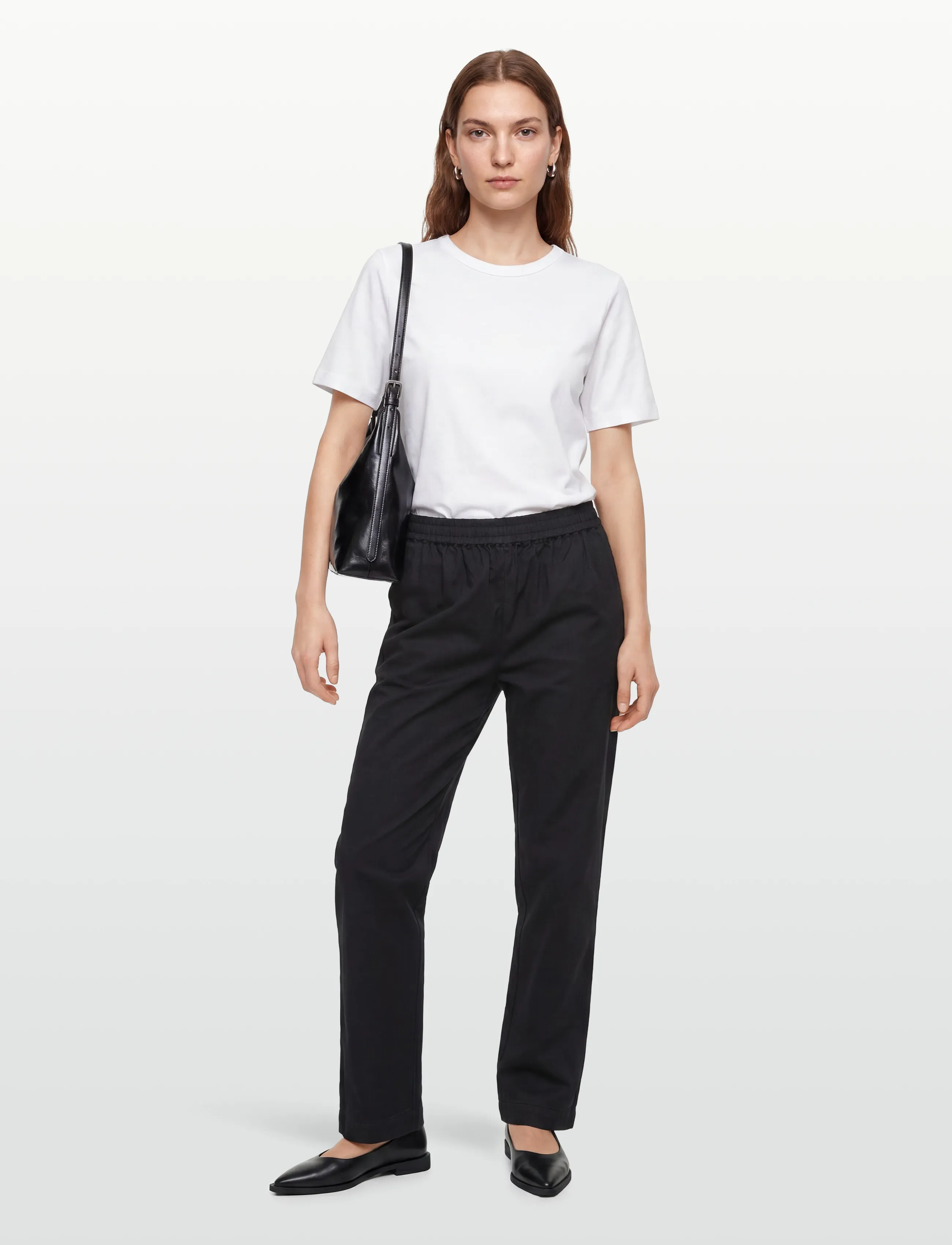Soyaconcept - SC-ROVENA - sirge säärega püksid - 9999 black - 0