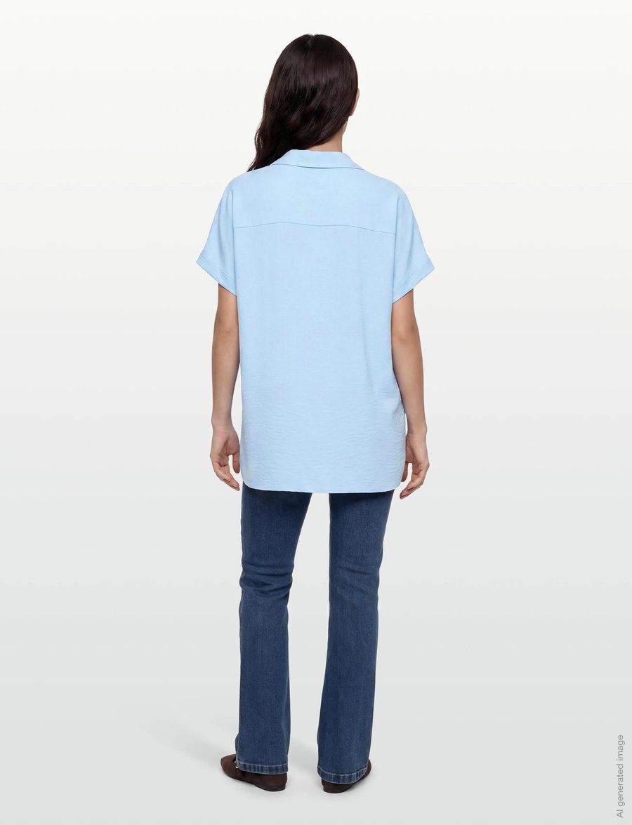 Soyaconcept - SC-CATH - kurzärmelige blusen - 6250 windsurfer - 4