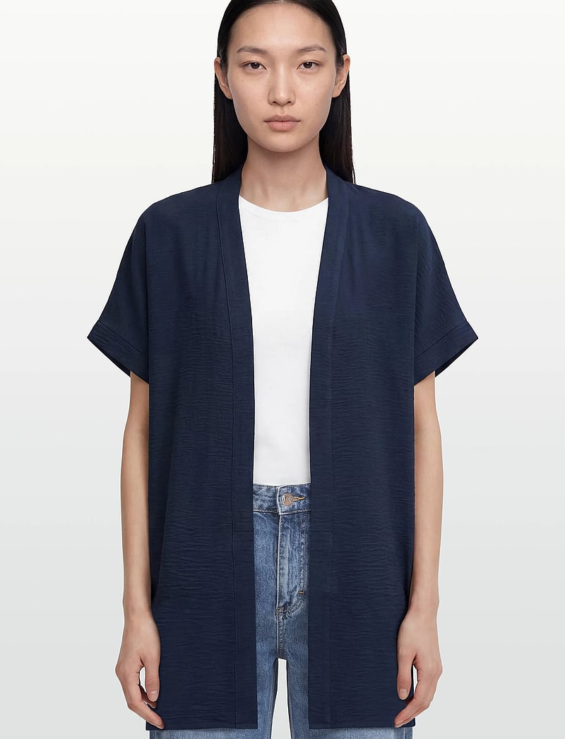 Soyaconcept - SC-CATH - kurzämlige blusen - 6910 navy - 3