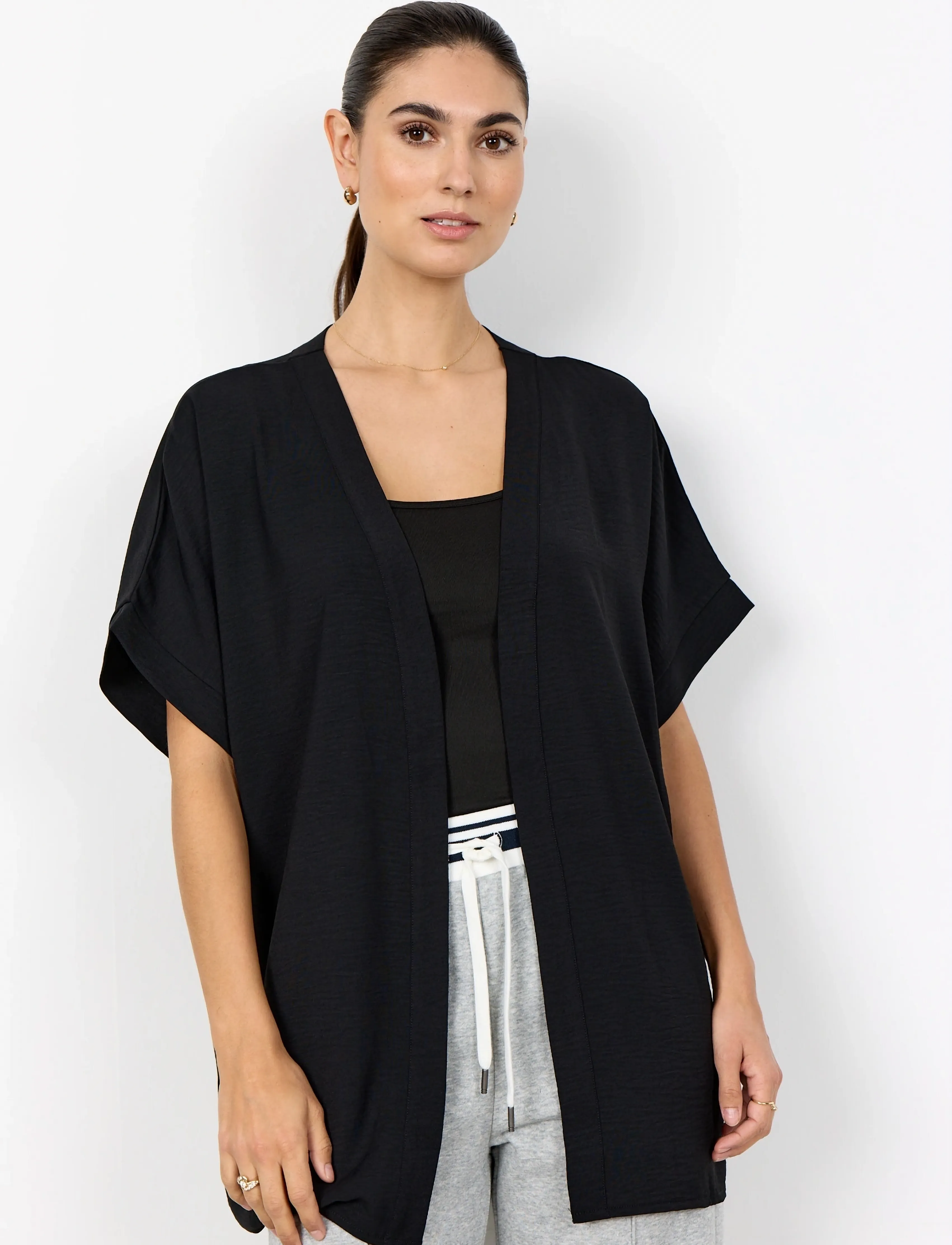 Soyaconcept SC-CATH - Short-sleeved blouses - 9999 BLACK / black