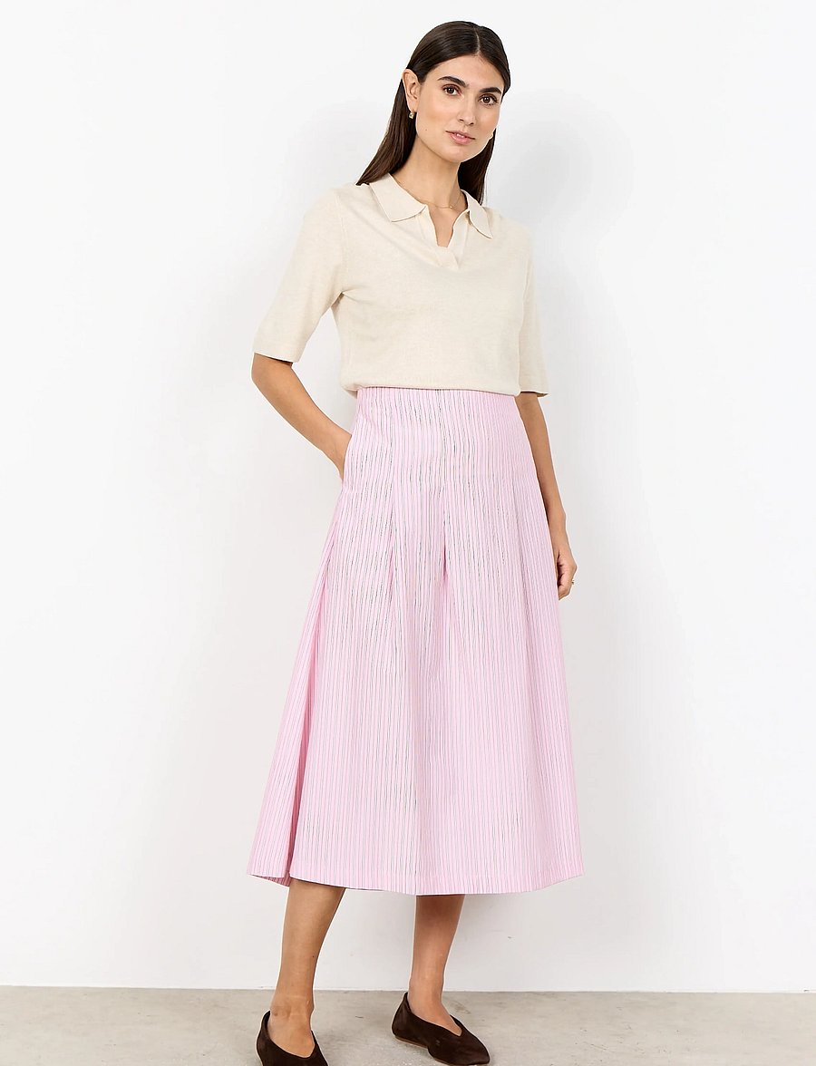 Soyaconcept - SC-CASSY - midi-röcke - 4120c rose combi - 0