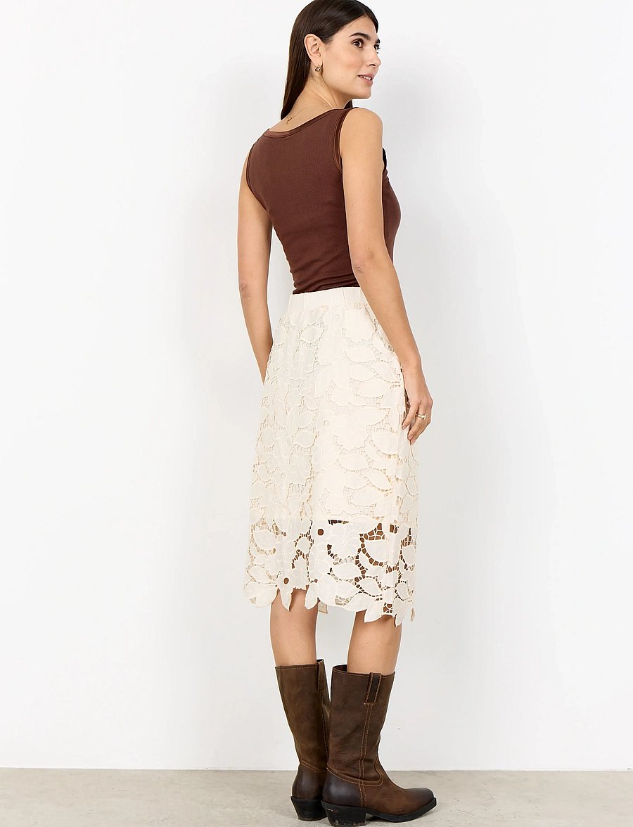 Soyaconcept - SC-CASSANDRA - midi-röcke - 1620 cream - 4