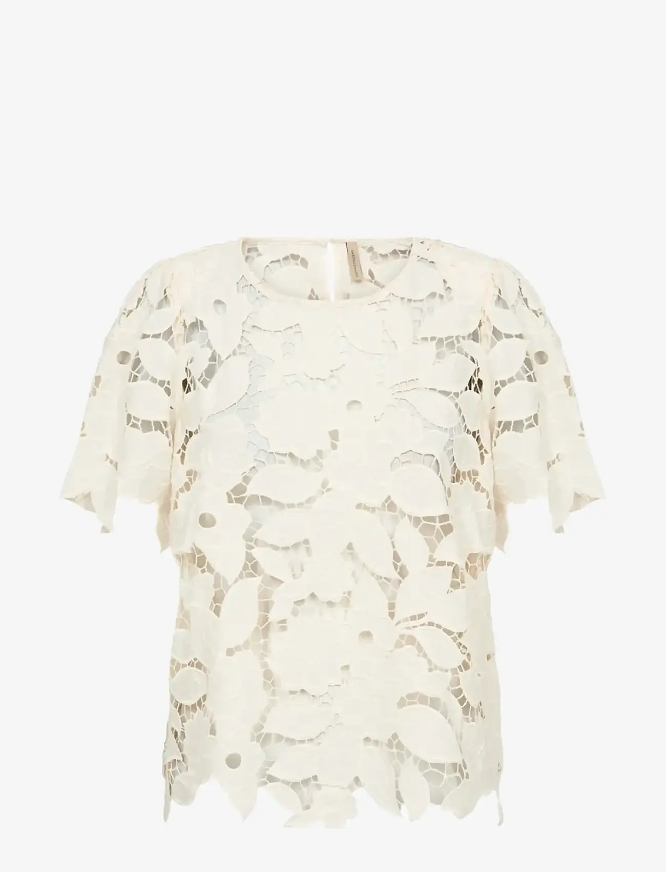 Soyaconcept - SC-CASSANDRA - kortærmede bluser - 1620 cream - 1