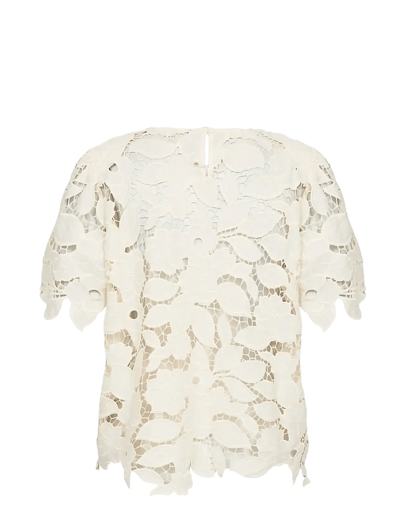 Soyaconcept - SC-CASSANDRA - kortærmede bluser - 1620 cream - 2
